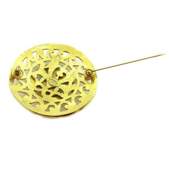 Chanel Medallion Brooch Pin Gold 95A 60392 main image 2